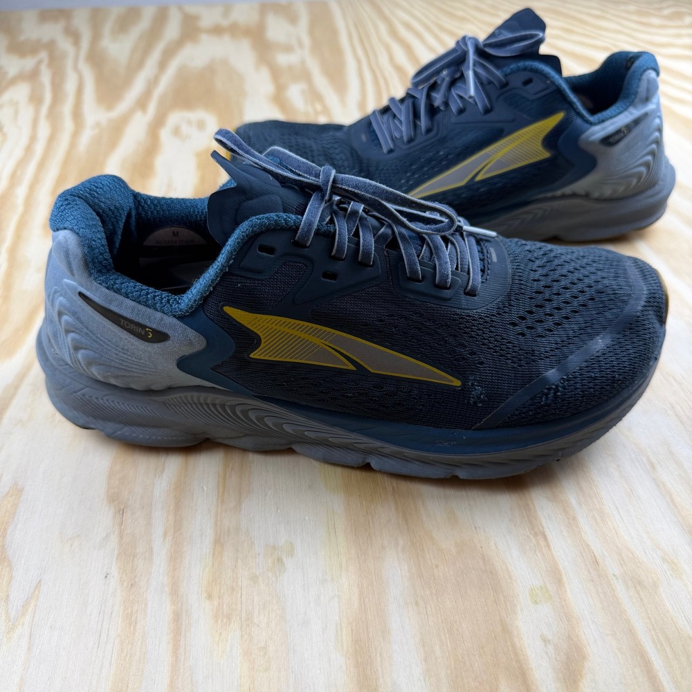 Altra Torin 5 Mens Running Shoes Blue Yellow ALOA547F408 US 8 UK 7 EU 41